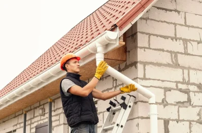 Pose et remplacement de gouttières à Bésignan